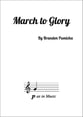 March to Glory Concert Band sheet music cover